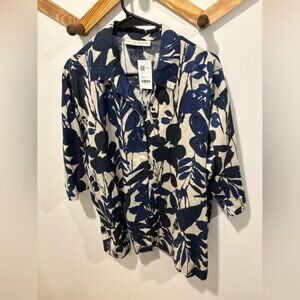 Bryn Walker Nola shirt in an Anelli cotton print